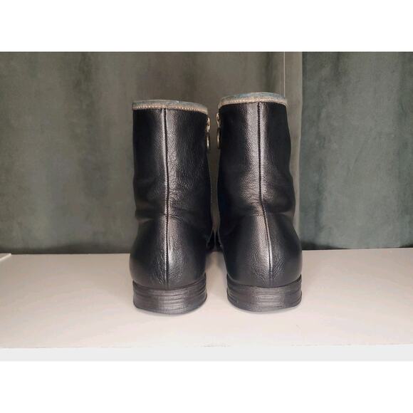 Fiorentini + Baker Side Zip Black Ankle Boots EU 43 US Mens 10 Made in Italy - Picture 4 of 14